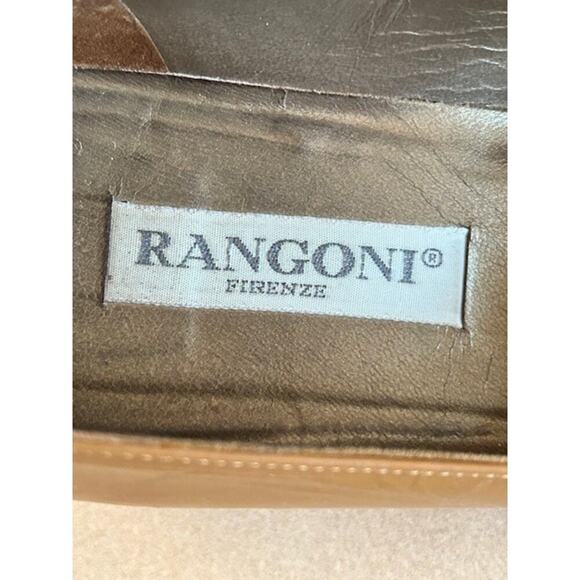 Y2K Rangoni Firenze Tan Leather Cap-Toe Pumps – 8.5B - Picture 7 of 13